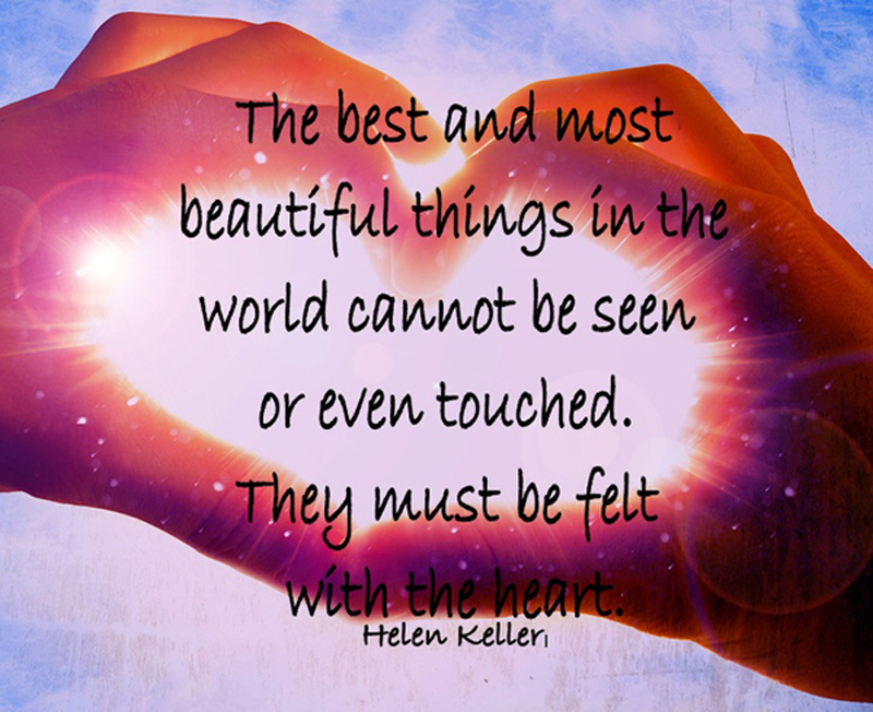 helen keller quotes the best and most beautiful things